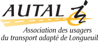 Logo AUTAL association des usagers du transport adapté de Longueuil
