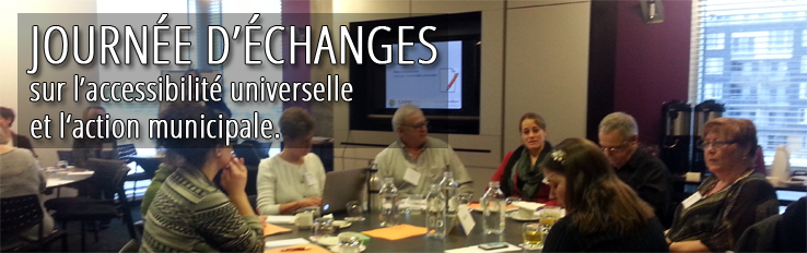ACCESSIBILITÉ UNIVERSELLE ET ACTION MUNICIPALE