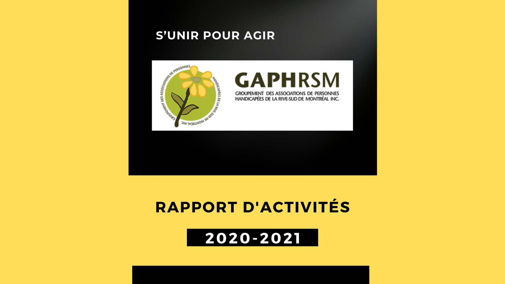 Read more about the article RAPPORT D’ACTIVITÉS 2020-2021